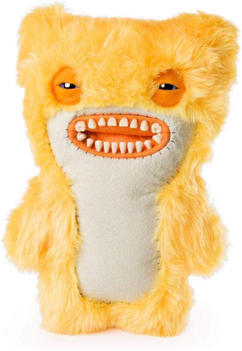 Fuggler 30cm Monster Soft Toy Awkward Yellow Fur Monster