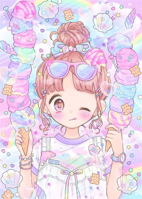Kawaii Anime Pastel Kawaii Anime Cute Wallpapers For Girls