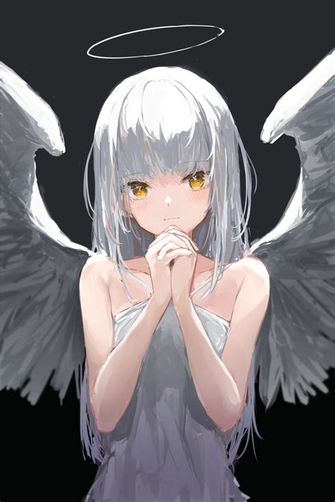 Anime Angel Pray Prayer Beneath The Tangles