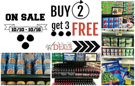 Six Buy 2 Get 3 FREE Sales at Harris Teeter 10/10 -10/16 - The Harris
