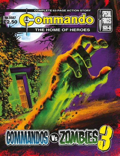Commando For Action And Adventure 5587 Commandos Vs Zombies 3 Issue