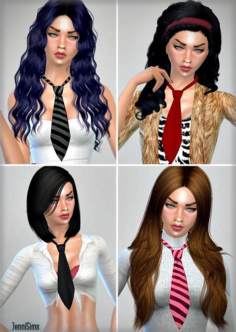 Pin By ℭalmeries On Zapisane Na Szybko Sims Sims 4 Female Tie