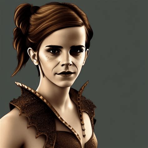 Emma Watson In Sexy Fantasy Armor · Creative Fabrica