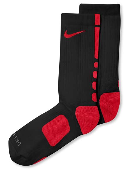 Lyst Nike Mens Athletic Elite Performance Basketball Socks In Red