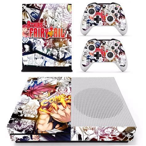 Anime Fairy Tail Skin Sticker For Microsoft Xbox One S Console And 2