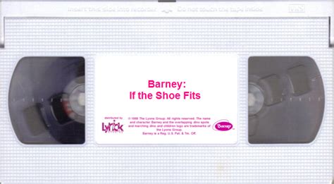 Barney If The Shoe Fits Vhs 1995 Vhs And Dvd Credits Wiki Fandom