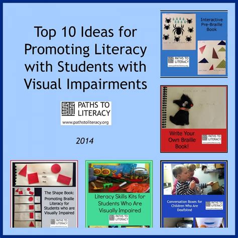 Top Ten Ideas In 2014 To Promote Literacy With Children With Visual