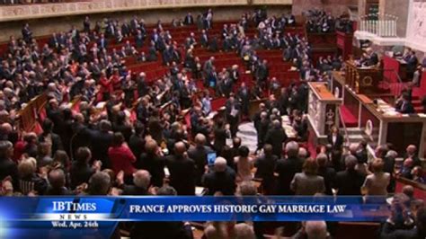 France Approves Historic Gay Marriage Law Ibtimes Uk