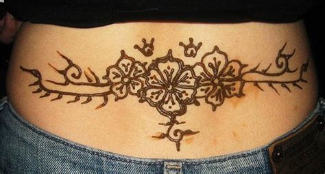 Henna Mehndi Tattoo Designs Idea For Lower Back Tattoos Ideas