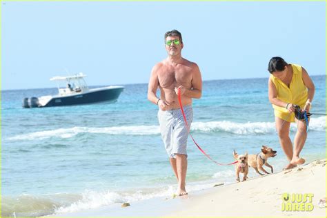 shirtless simon cowell soaks up the sun in barbados photo 3833540 shirtless simon cowell