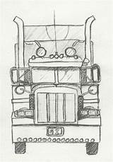 Images of How To Draw A Semi Truck