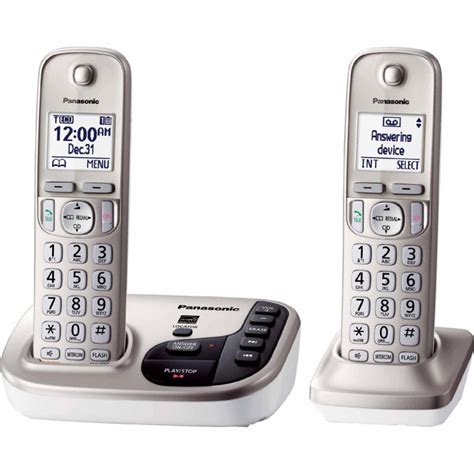 Panasonic Digital Landline Telephone 2 Handsets 60 Plus White
