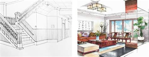 Interior Design Two Point Perspective Drawing