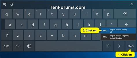 Check using option two in the tutorial below to see if english (united states) may be listed as an added keyboard layout for your english (united kingdom) language. Change Keyboard Layout in Windows 10 | Tutorials