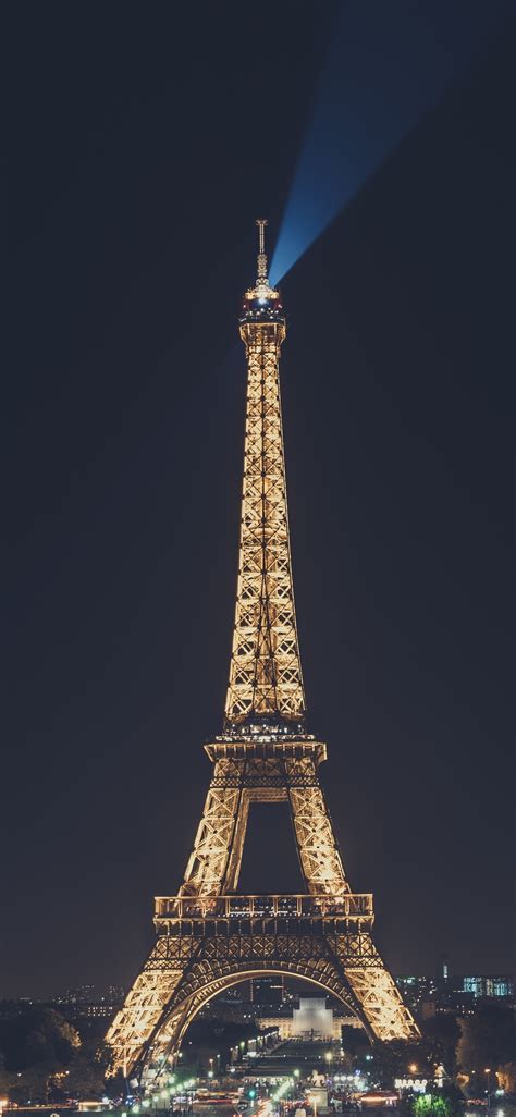 1125x2436 Eiffel Tower Nightscape Iphone Xsiphone 10iphone X Hd 4k