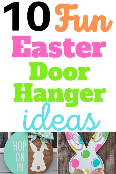 10 Fun Easter Door Hanger Ideas Laser Cutter Designs 2024