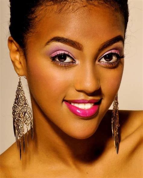 I Love The Full Brows And Fuchsia Lips Gorgeous Makeup African