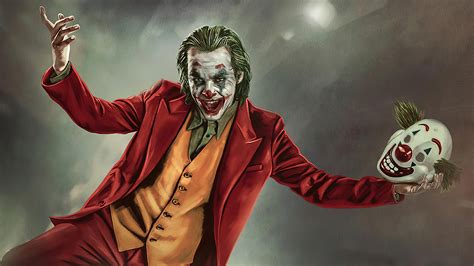 Joker Clown Mask Wallpaperhd Superheroes Wallpapers4k Wallpapers