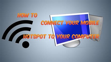 How To Connect Your Mobile Hotspot To Your Computer Youtube