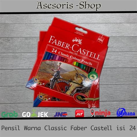 Jual Pensil Warna Classic Faber Castell Isi 24 Warna Di Lapak Asesoris