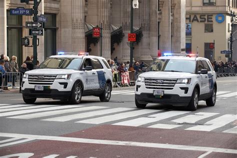 Us Customs And Border Protection Vehicles At Veterans Day Parade In Nyc