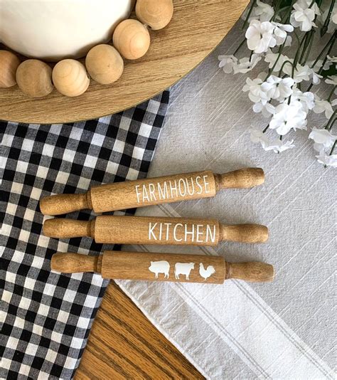 Mini Rolling Pins In 2021 Rolling Pin Crafts Rolling Pin Tiered