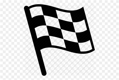 Checkered Finish Flag Icon Checkered Flag PNG FlyClipart