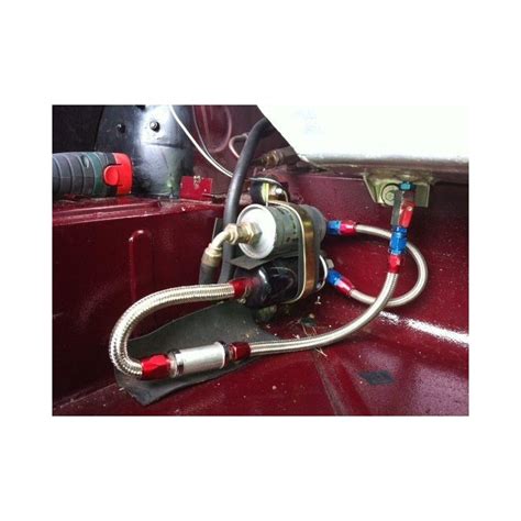 Fuel pump, bosch 044, electric, 200 lph, external, inline, gasoline, universal, each. Revington TR - PUMP KIT PI with TAP IN BOOT