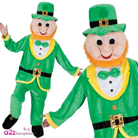 Adult Mens Ladies St Patricks Day Irish Leprechaun Green Fancy Dress