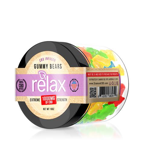 relax gummies cbd infused gummy bears 1000mg cannabunga
