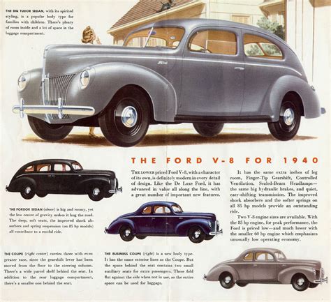 1940 Ford Brochure 1940 Ford Ford Brochure