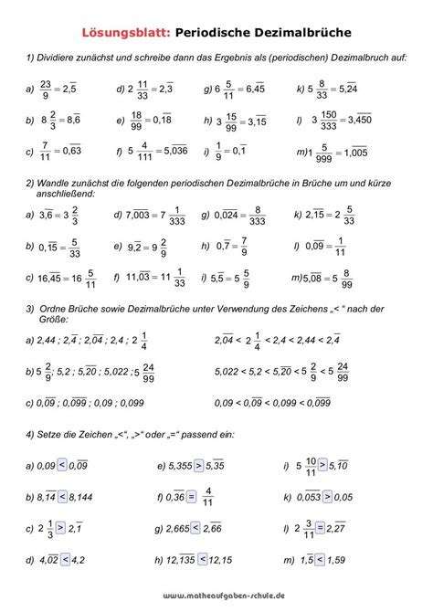 Das angebot reicht von der 1. 30 Arbeitsblätter 6 Klasse Mathe | Math, Worksheets, Math equations