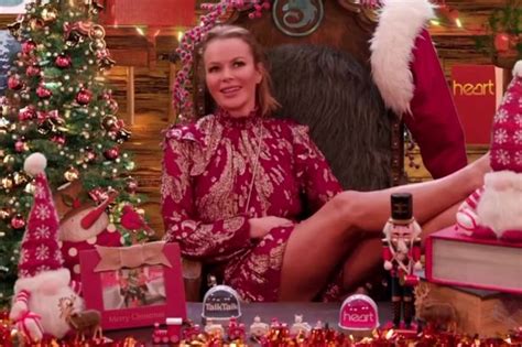 Amanda Holden Shows Off Endless Legs As She Reclines On Chair In Skimpy Festive Dress Daily Star