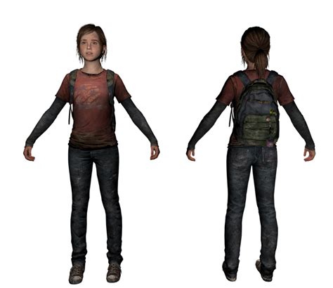 Playstation 4 The Last Of Us Remastered Ellie Default Outfit