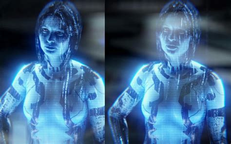 In Halo 2 Anniversary Cortana Has Creases At The Her Armpits