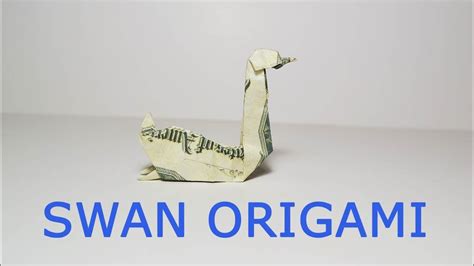 Easy Money Swan Origami Dollar Bird Tutorial Diy Folded No Glue Youtube