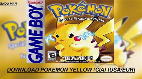 Recopilación de cias para 3ds. Download pokemon yellow 3ds (CIA) USA/EUR Google drive - YouTube