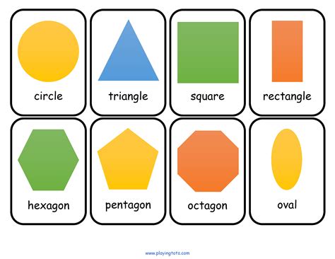 Free Printable Shapes Flash Cards Flashcards For Kids Printable