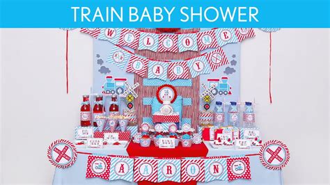 Train Baby Shower Party Ideas Train S4 Youtube