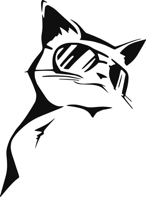cool cat | sweet stencils | Pinterest | Cats, Face stencils and Clip art
