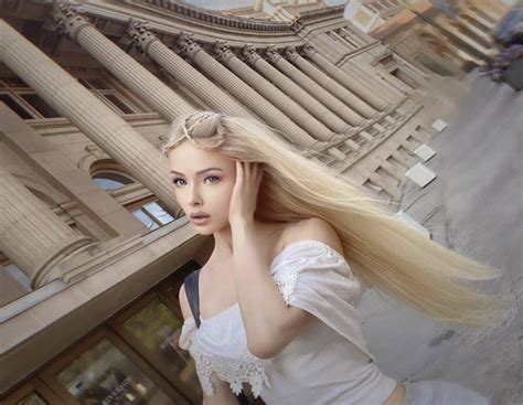 Meet The Human Barbie Year Old Valeria Lukyanova Is Blonde Blue Hot Sex Picture