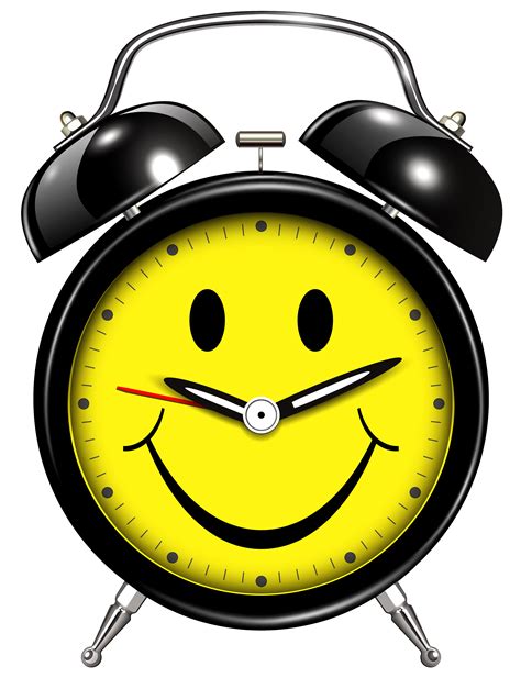 Smiley Clock Clip Art