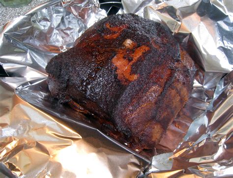 Pork loin is very lean so to prevent it from drying out brush it with a mixture of olive oil and dried italian herbs or wrap it in bacon. Smoked Pork Shoulder (Boston Butt) Recipe | Man Fuel - a food blog