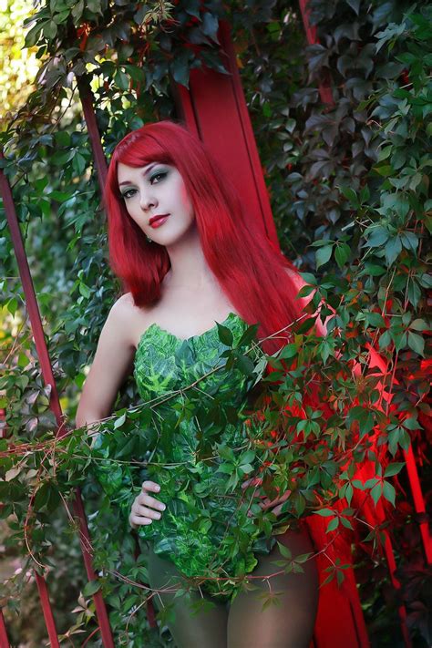 Poison Ivy Cosplay Costume Dc Comics Poison Ivy Green Etsy. 