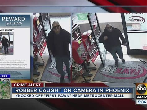Pawn Shop Robber Caught On Camera Near Metro Center Mall