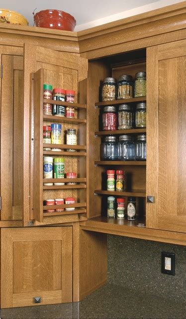 Share the post spice racks for kitchen cabinets. Spice Rack on Wall-cabinet Door - Craftsman - Kitchen ...