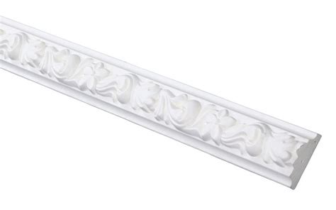 Molding and trim has the appearance of protruding down from the ceiling; WR-9028 Flat Molding