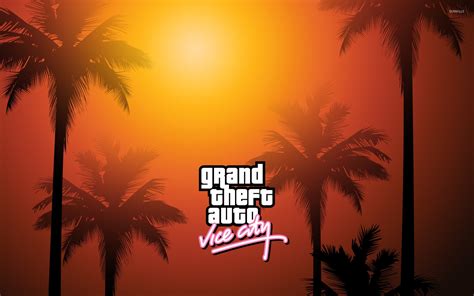 Grand Theft Auto Vice City Palm Trees Wallpaper Game Wallpapers 48470