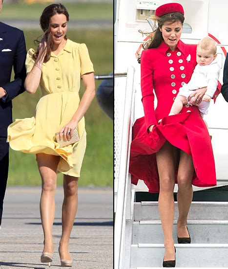 Kate Middleton Has Wardrobe Malfunction Marilyn Monroe Moment Photo