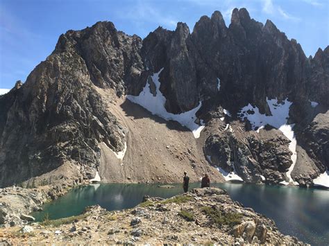Unnamed Lake Below Thompson Peak In The Sawtooth Wilderness Id R
